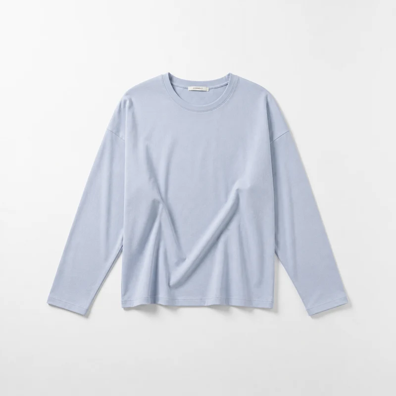 Re-Life Sweatstoff Baumwolle & recyceltes Polyester Cloud Blue - komplette Originalrollen