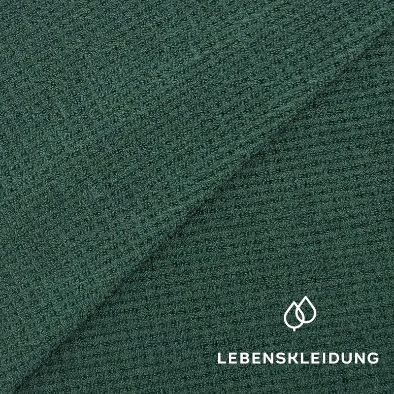 Re-Life Jacquard Frottee mit Stretch Grün