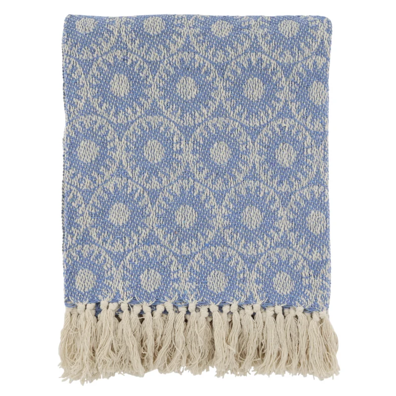Chic Antique Aix Plaid Ocean