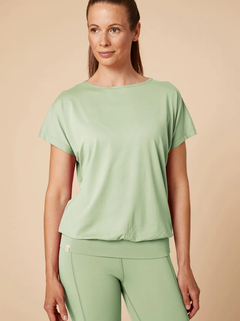 Re-Life Bio Baumwolle Stretch Jersey Stoff Hellgrün