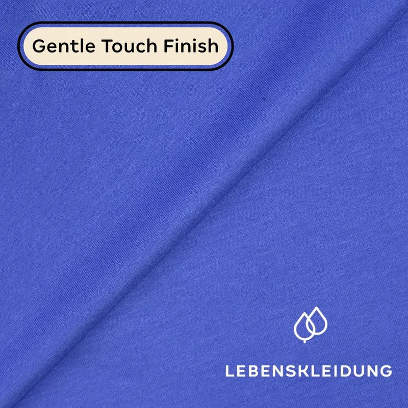 Re-Life Bio Baumwolle Stretch Jersey Stoff Azure Blue