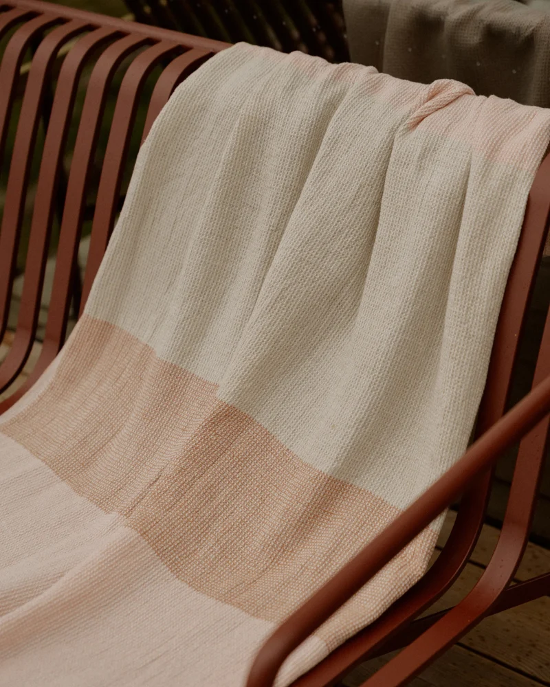Badetuch TERVA - Multi-Zimt-Rosa (85 x 180 cm)