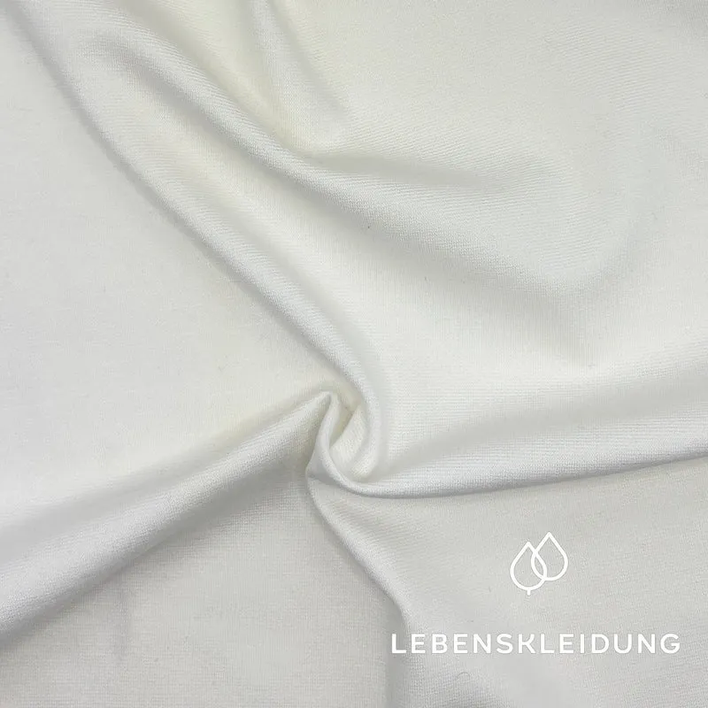 Re-Life Performance Interlock Stoff mit Ecovero Creme
