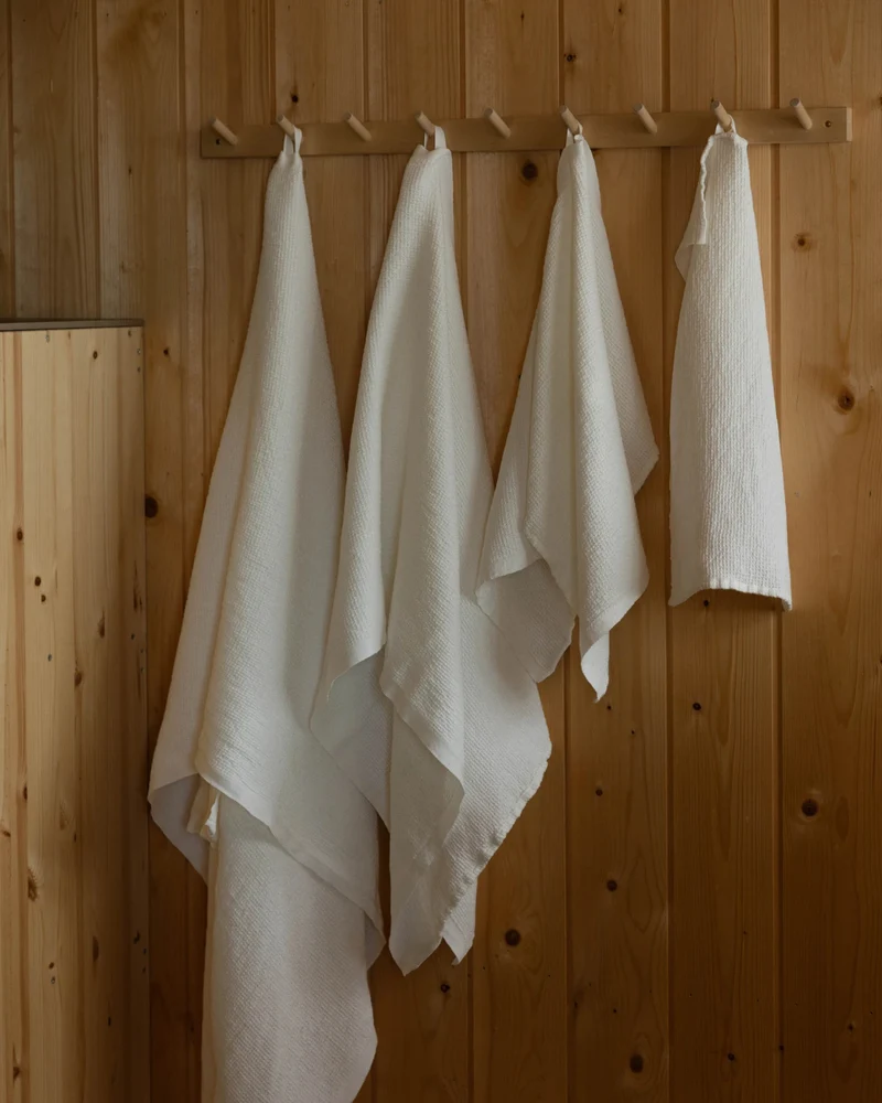 Badetuch TERVA - Weiß (85 x 180 cm)
