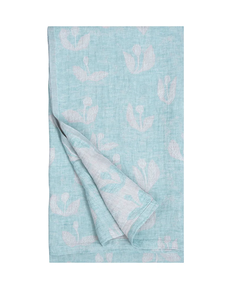 Tischdecke/Decke KESÄKUKKA - Turquoise-Rosa (145 x 180 cm)