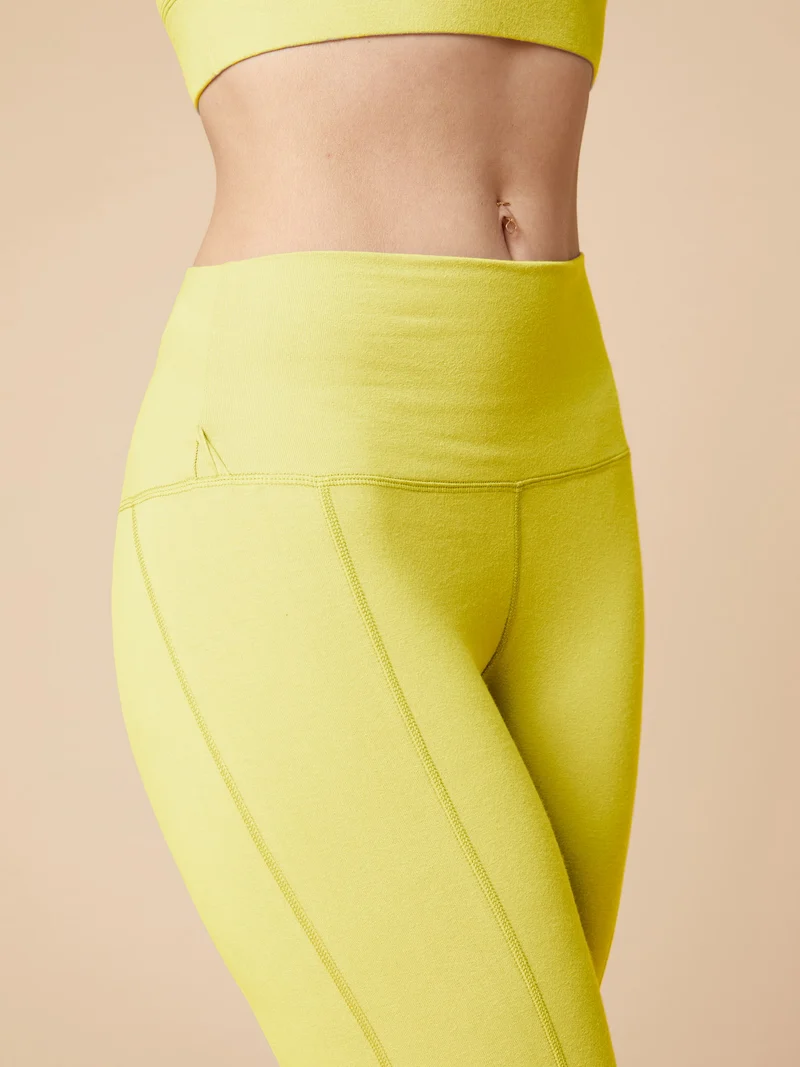 Re-Life Bio Baumwolle Stretch Jersey Stoff Gelb