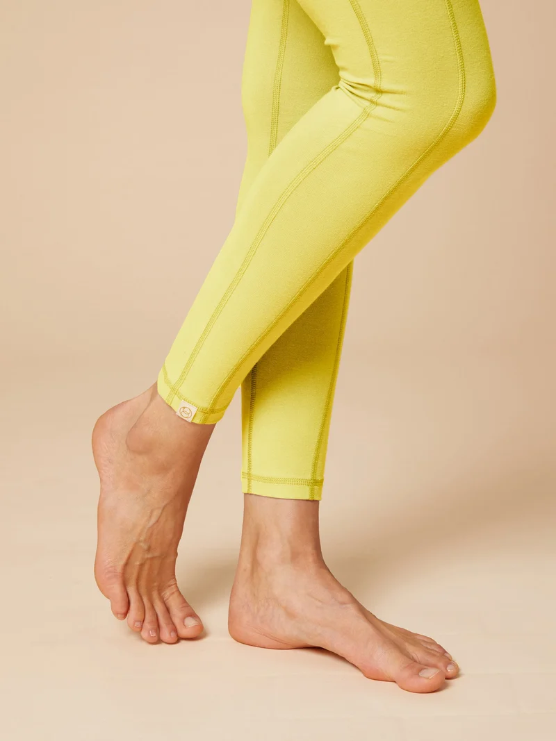 Re-Life Bio Baumwolle Stretch Jersey Stoff Gelb