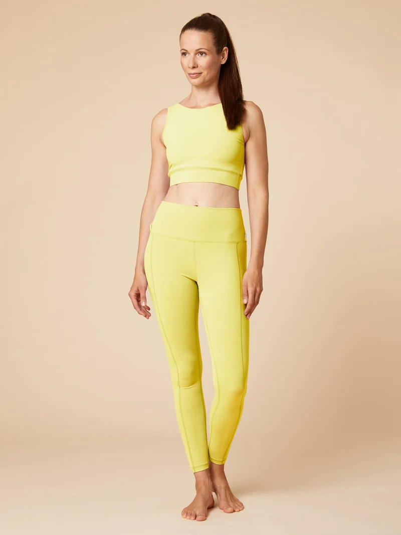 Re-Life Bio Baumwolle Stretch Jersey Stoff Gelb