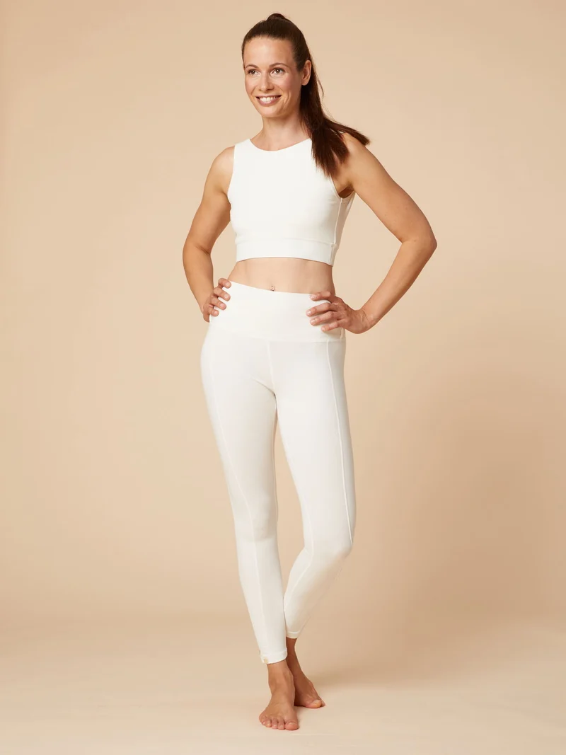 Re-Life Bio Baumwolle Stretch Jersey Stoff Creme