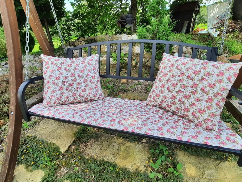 Dekostoff Rosen rosa * Ab 50 cm