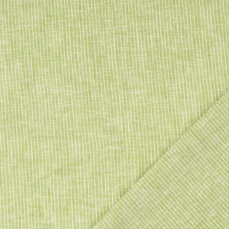 Halbleinen gemustert Feinstreifen * Ab 50 cm