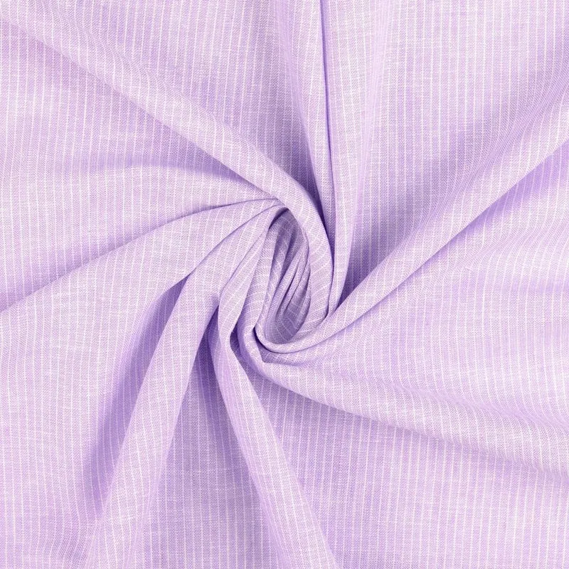 Halbleinen gemustert Feinstreifen * Ab 50 cm