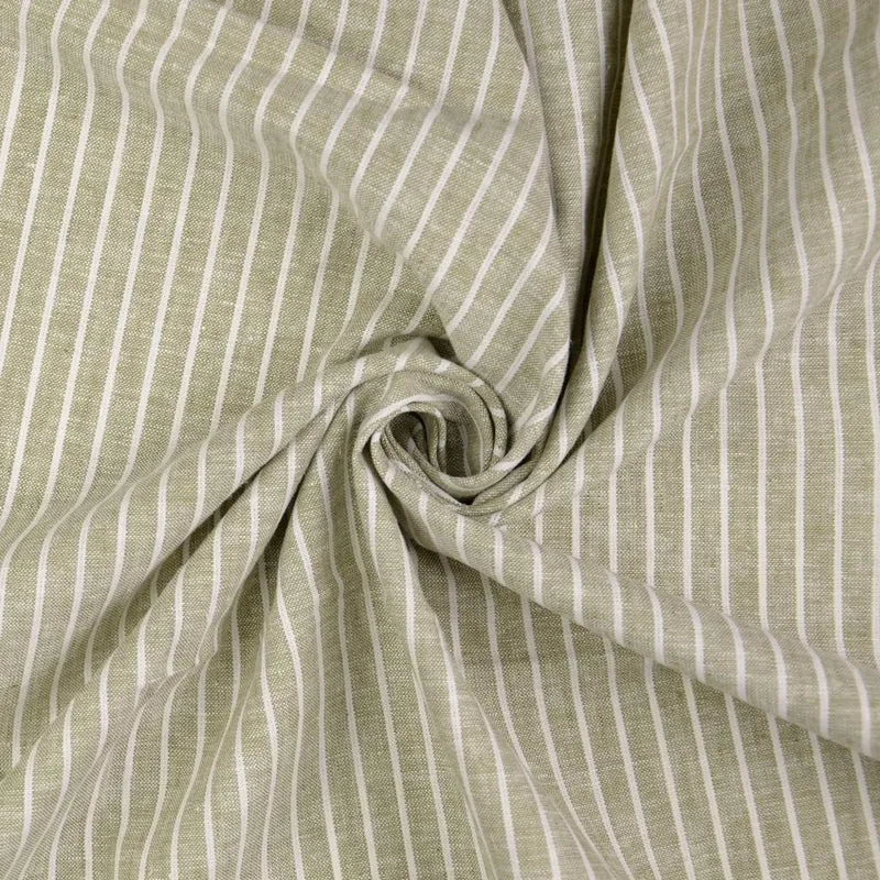 Halbleinen gemustert Streifen * Ab 50 cm