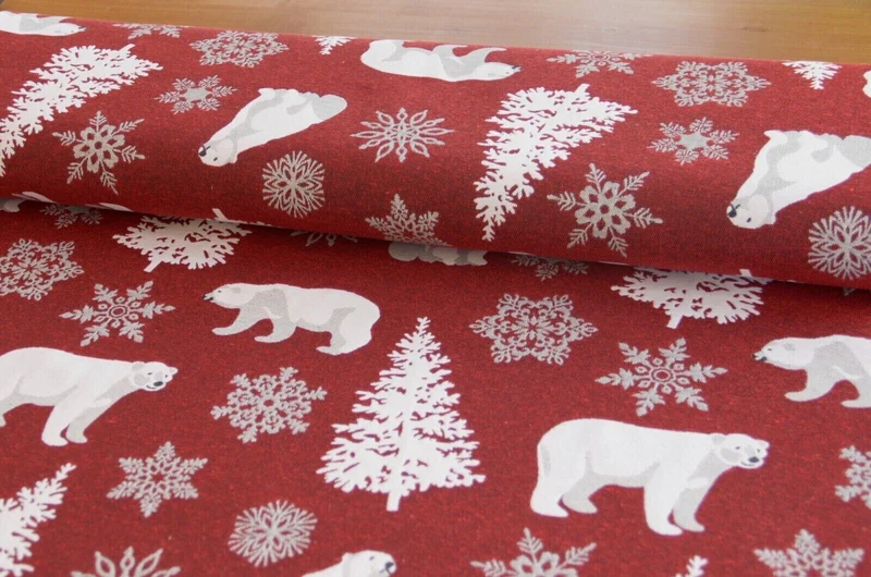 Dekostoffe Weihnachten * Ab 50 cm