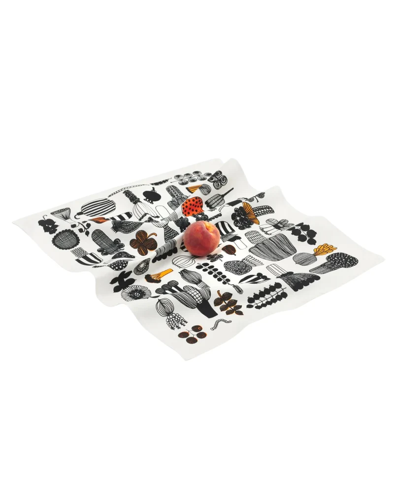 Geschirrtuch Puutarhurin parhaat - Black / Orange