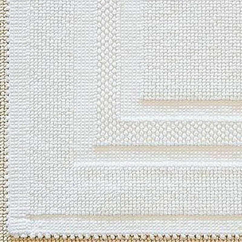 Badvorleger Raquel-76 x 127 cm-weiss