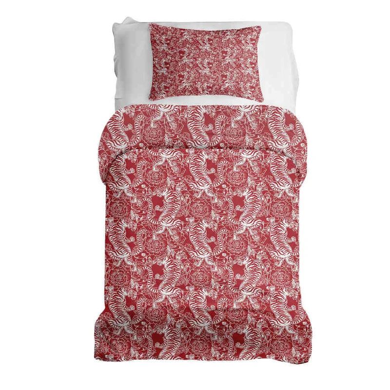 Therapiedecken Bettwäschen Set chinesischer Tiger