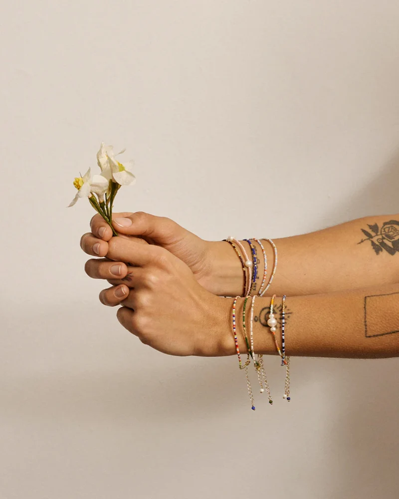 Armband Petra - Gold/Skyline