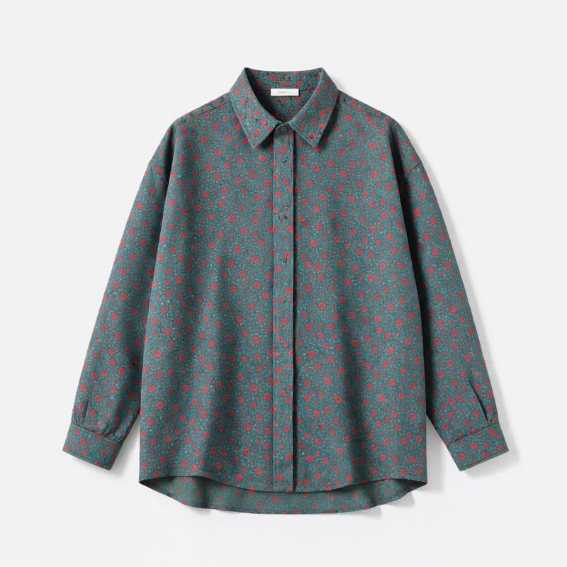 Bio Flanell - Kringel Grün