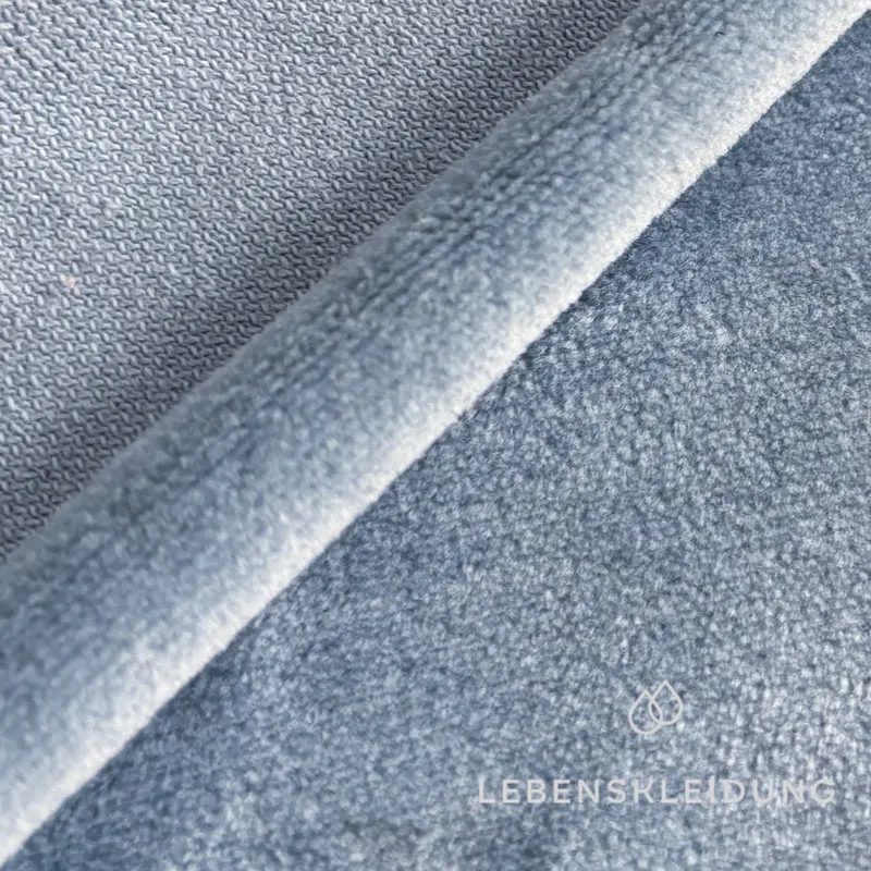 Re-Life Weicher Bio-Baumwolle Nicki Velour - Aquamarine