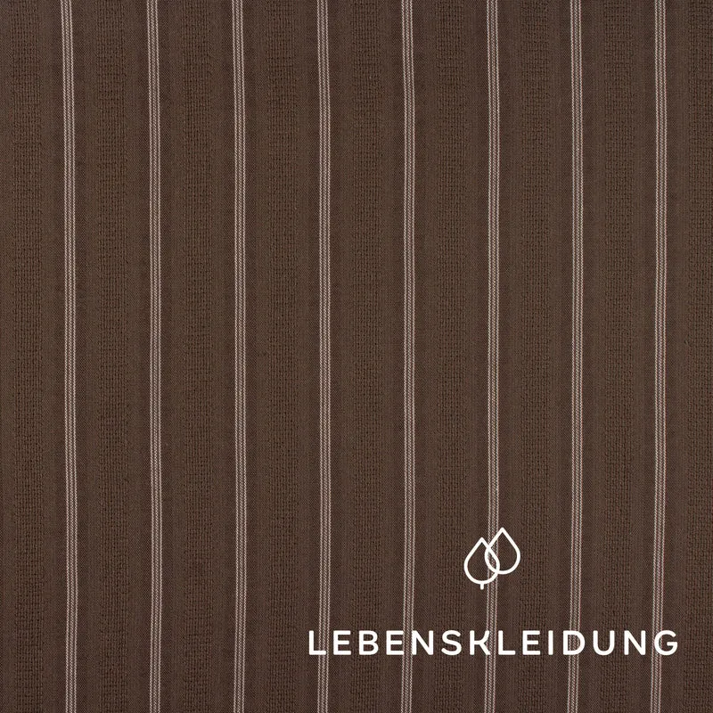 Bio Dobby Bindung - Olive Stripe