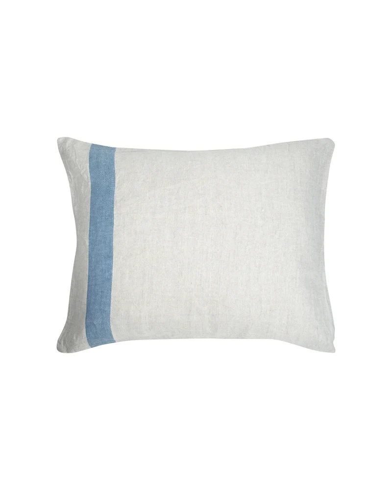 Kissenhülle USVA - Leinen-Blau (50 x 60 cm)
