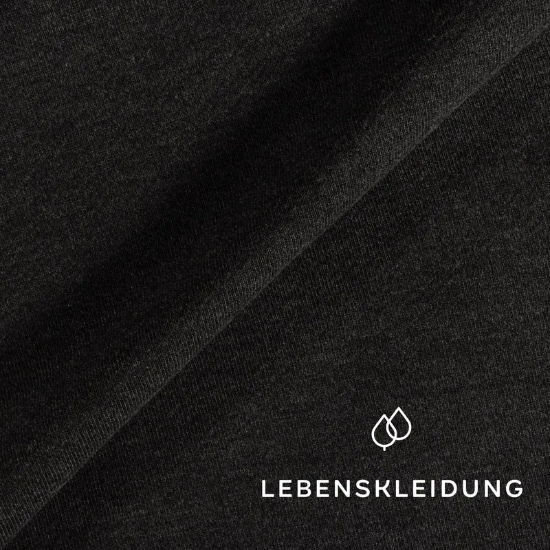 Re-Life Sweat Stoff gerauht - Anthrazit