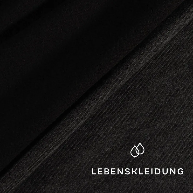 Re-Life Sweat Stoff gerauht - Anthrazit