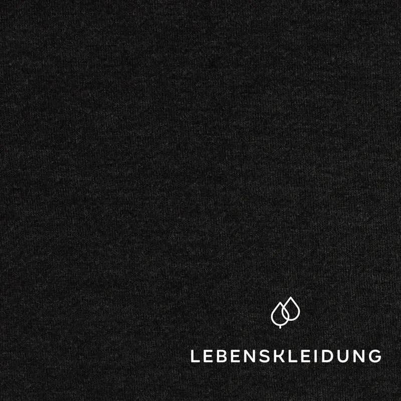 Re-Life Sweat Stoff gerauht - Anthrazit