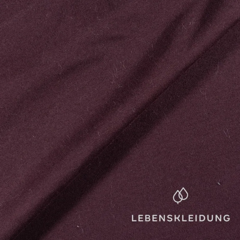 Re-Life Stretch Jersey Stoff - Dark Grape