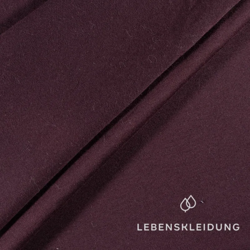 Re-Life Stretch Jersey Stoff - Dark Grape
