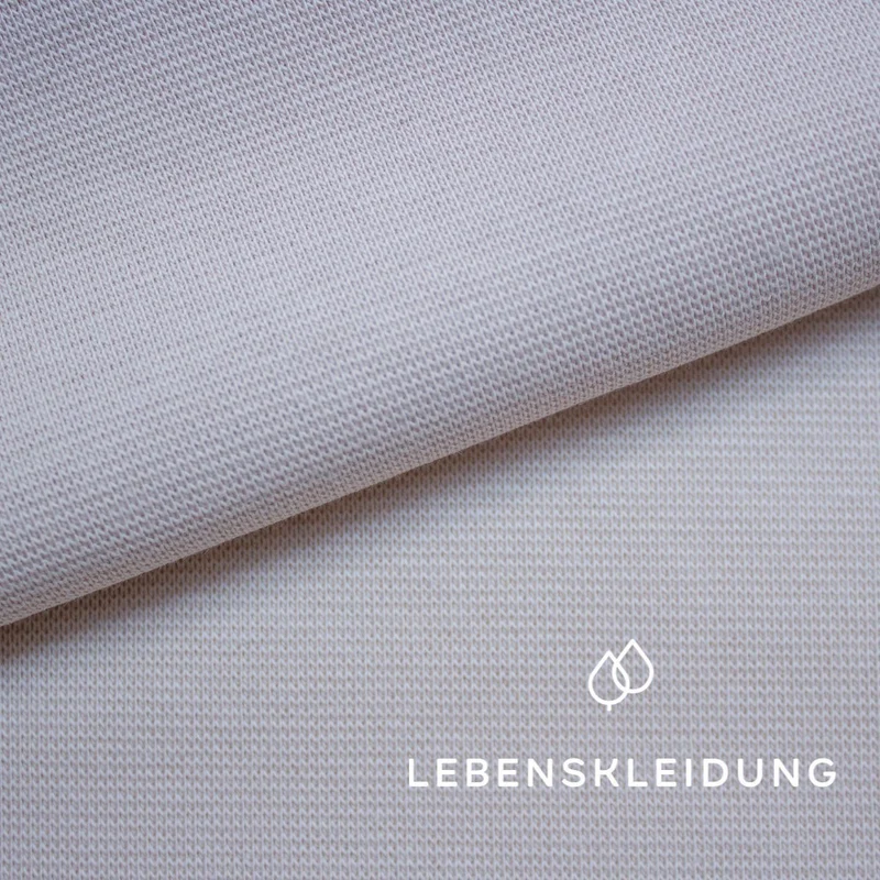 Bio Bündchen Stoff - Light Taupe