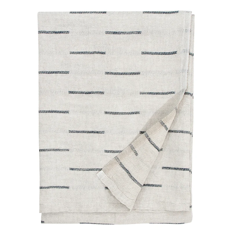 Strandtuch aus Leinen PAUSSI - linen-dark grey (95 x 180 cm)