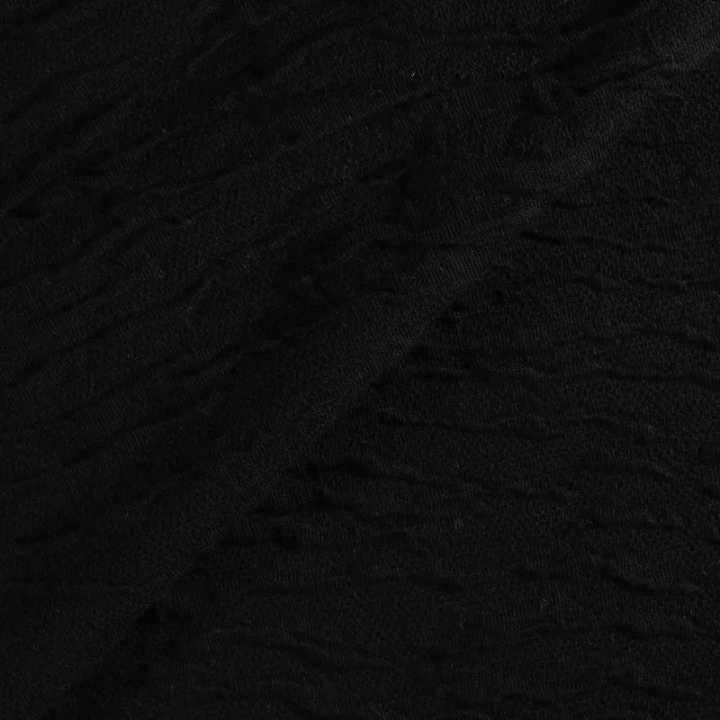 Re-Life Jersey Jacquard - Black