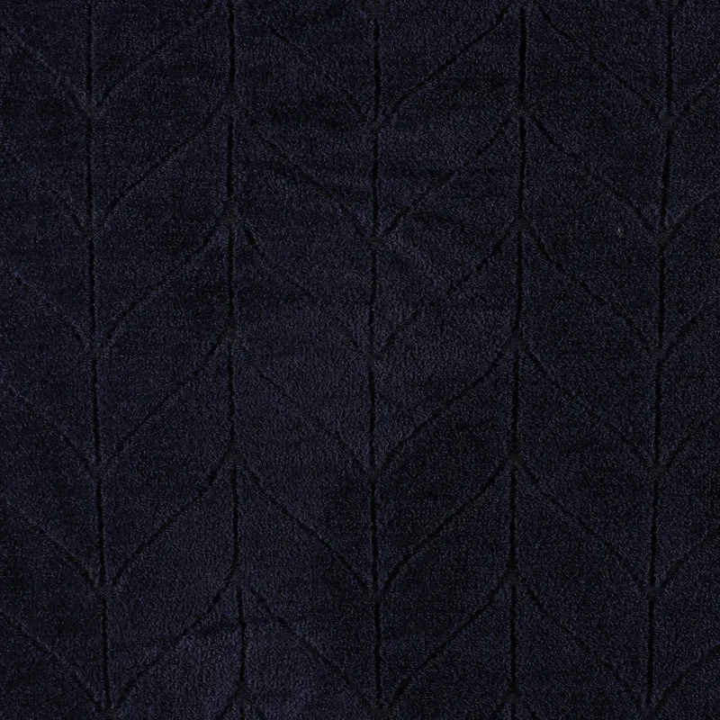 Re-Life Velvet Jacquard - Dark Blue