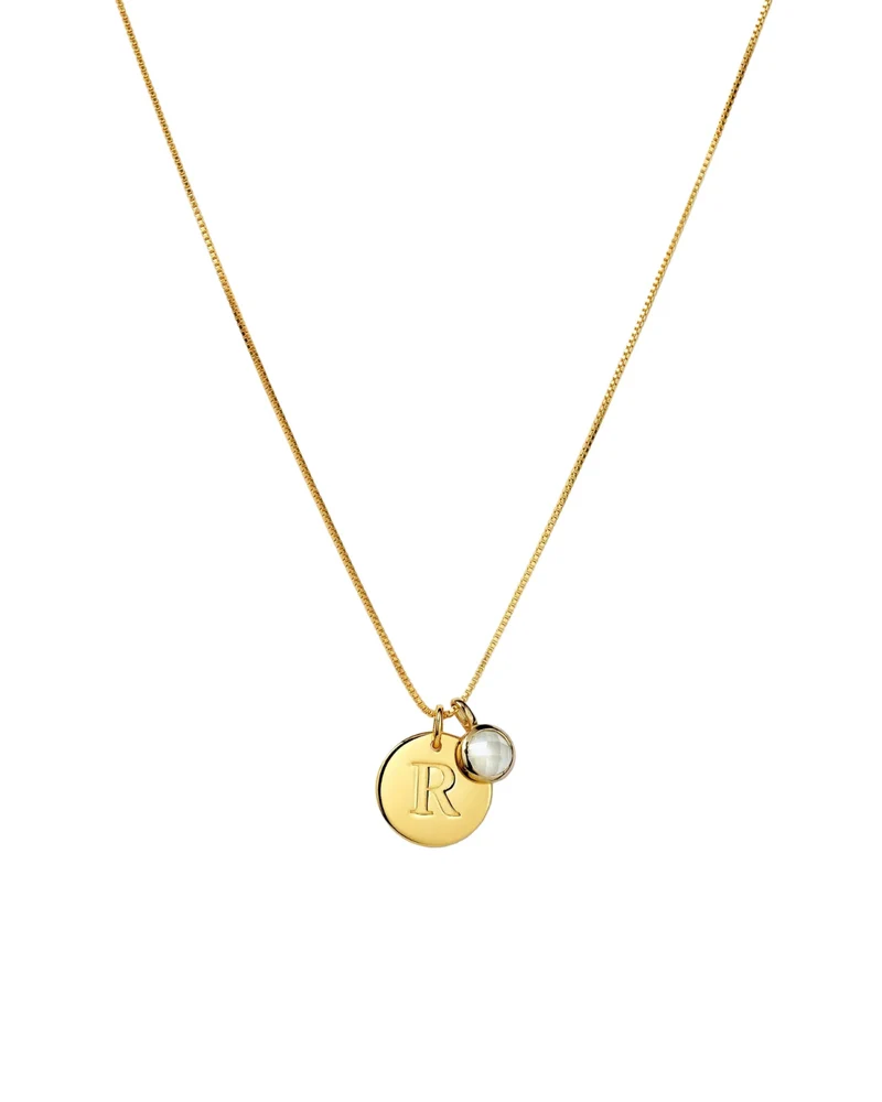 Anhänger Beloved Birthstone - gold