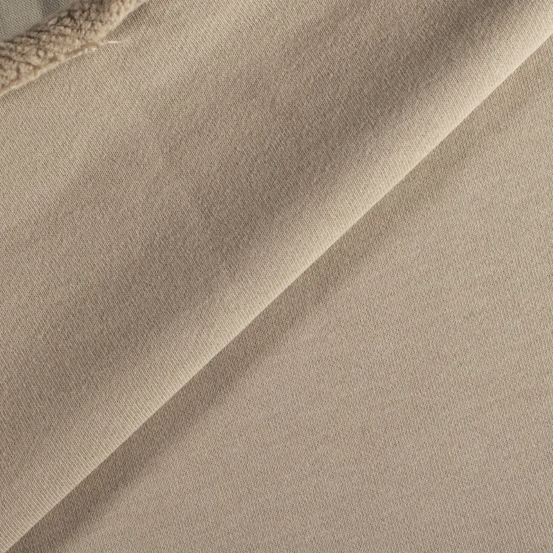 Re-Life Sweat Stoff gerauht - Sand