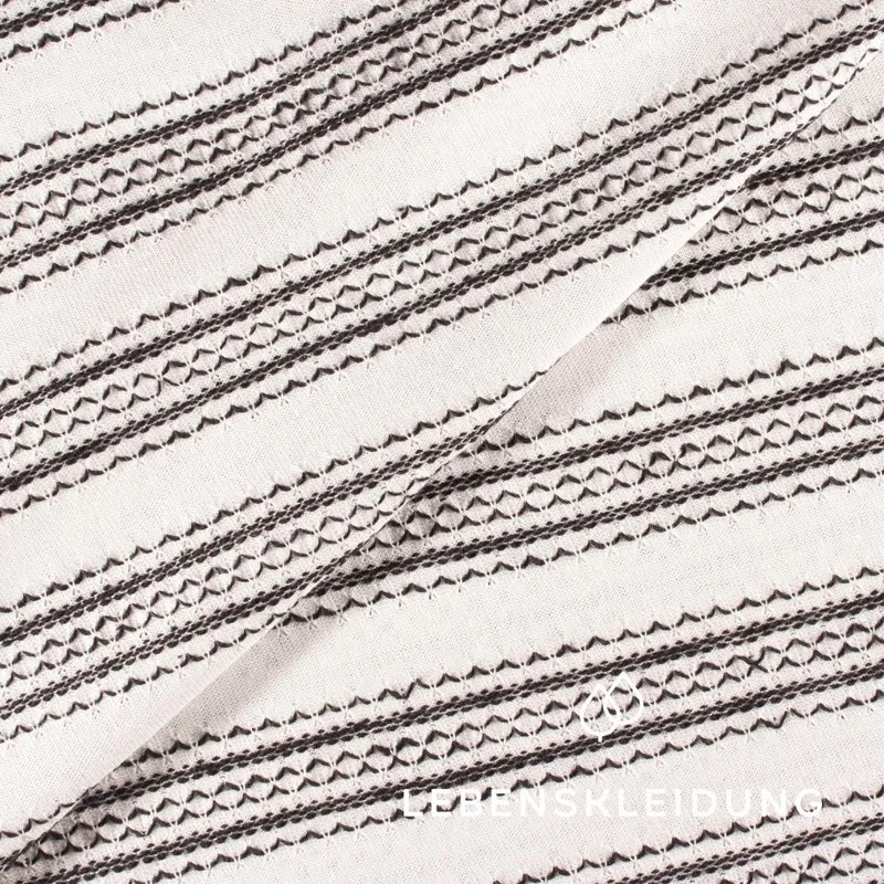 Re-Life Fancy Jersey - Ivory Black