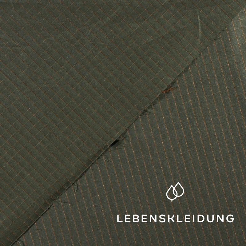 Re-Life Ripstop Gewebe leicht - Forestgreen/Sunset