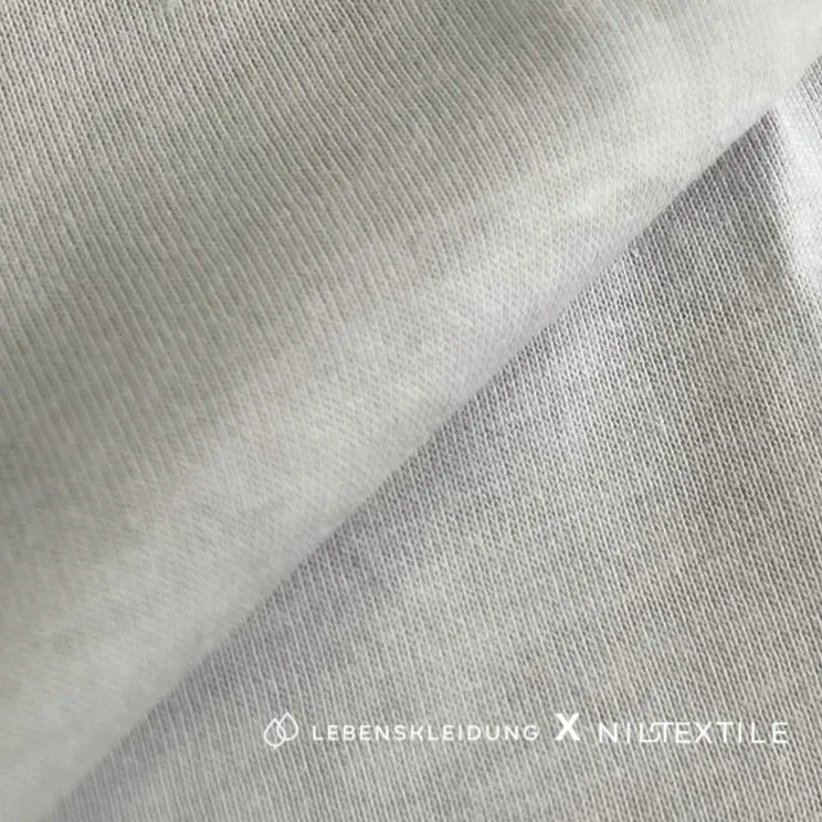 Re-Life NILCOTT® Recycled Single Jersey Active Comfort grey 150 GSM - Grey