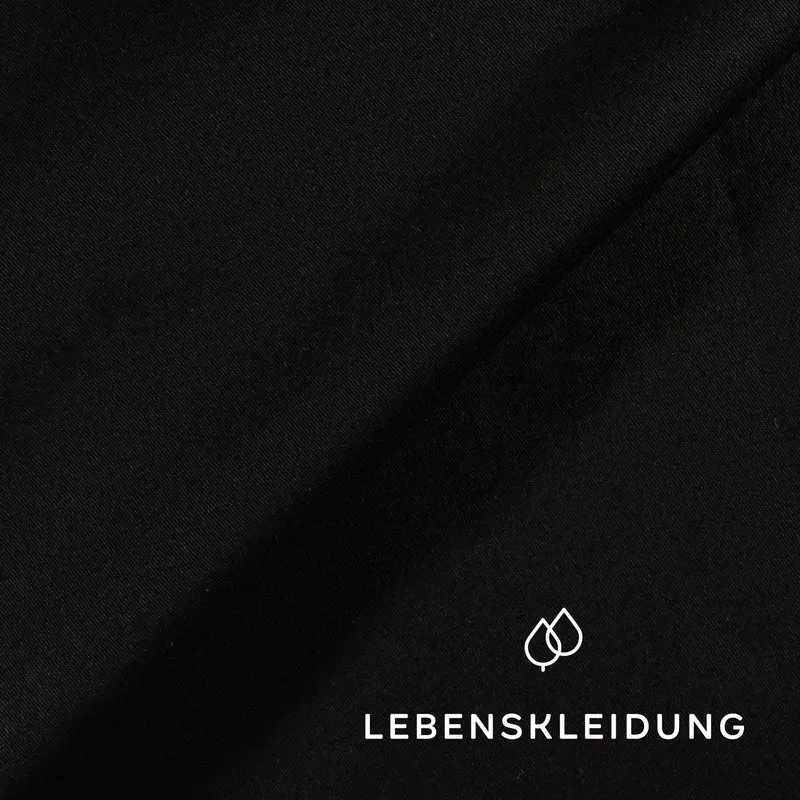 Bio Gabardine Stoff - Black