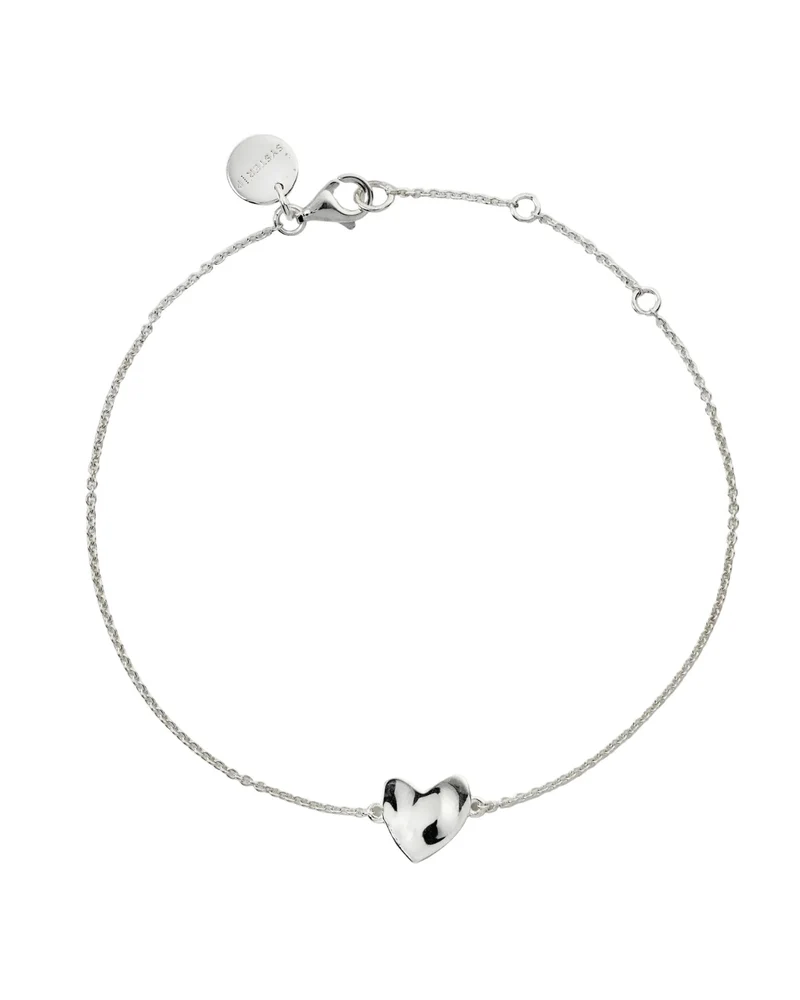 Armband Friends Heart - silber