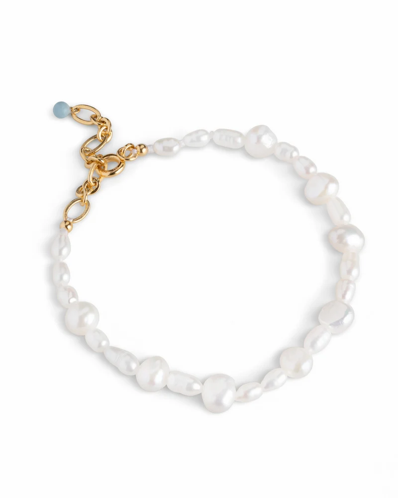 Armband Pearlie - gold