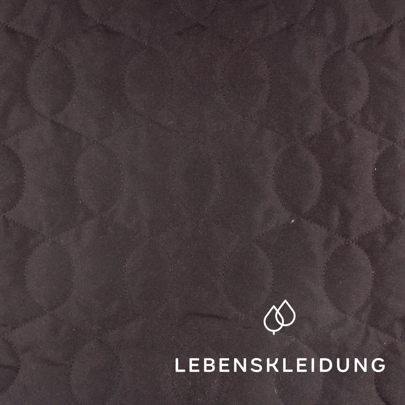 Bio Recycled Quilt - Schwarz