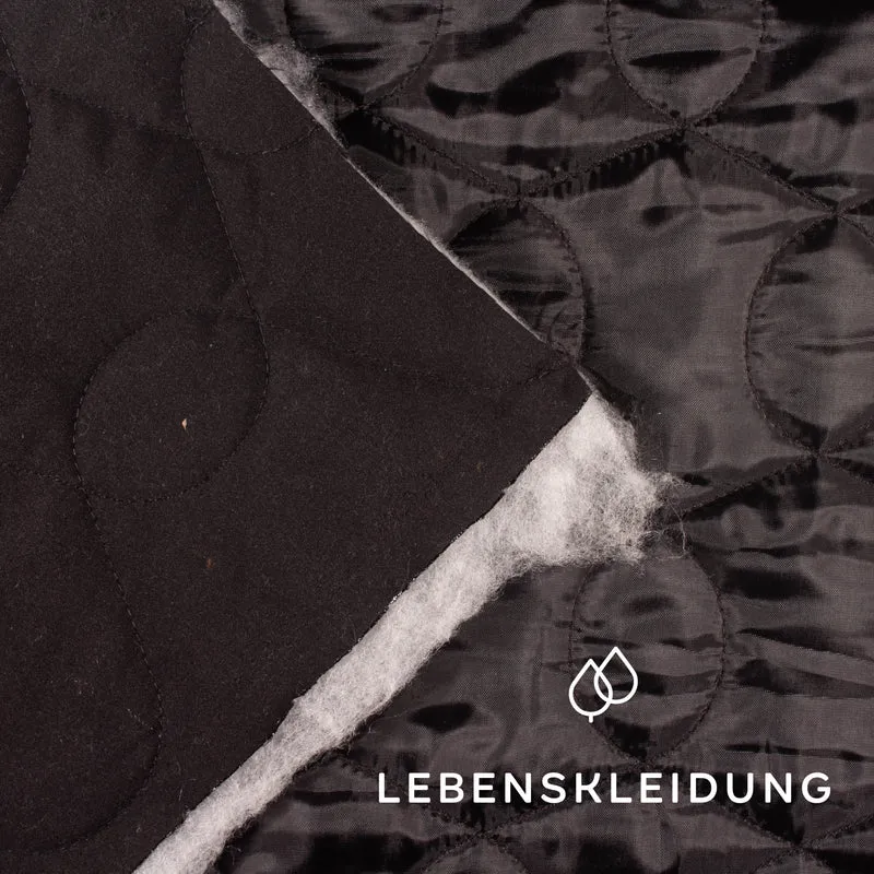 Bio Recycled Quilt - Schwarz