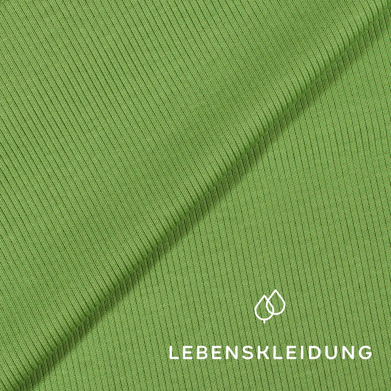 Bio Bündchen Stoff - Opuntia Green