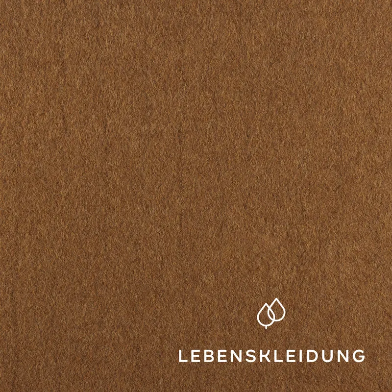 Bio Fleece Stoff - Copper Marl