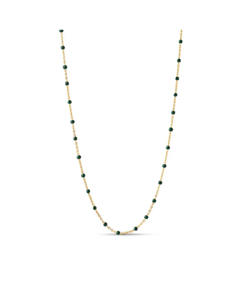 Halskette Lola - gold/petrol