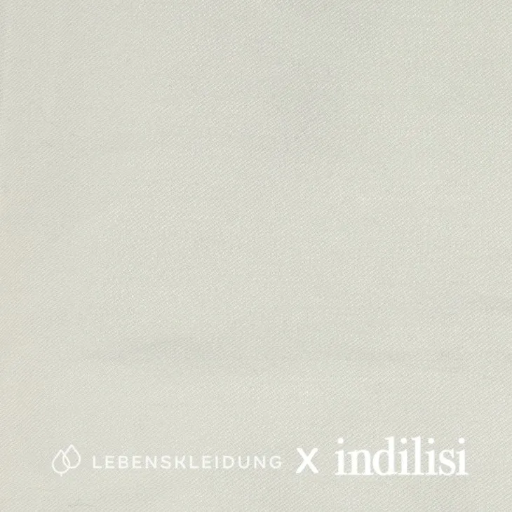Indilisii Re-Life Twill Stoff - White