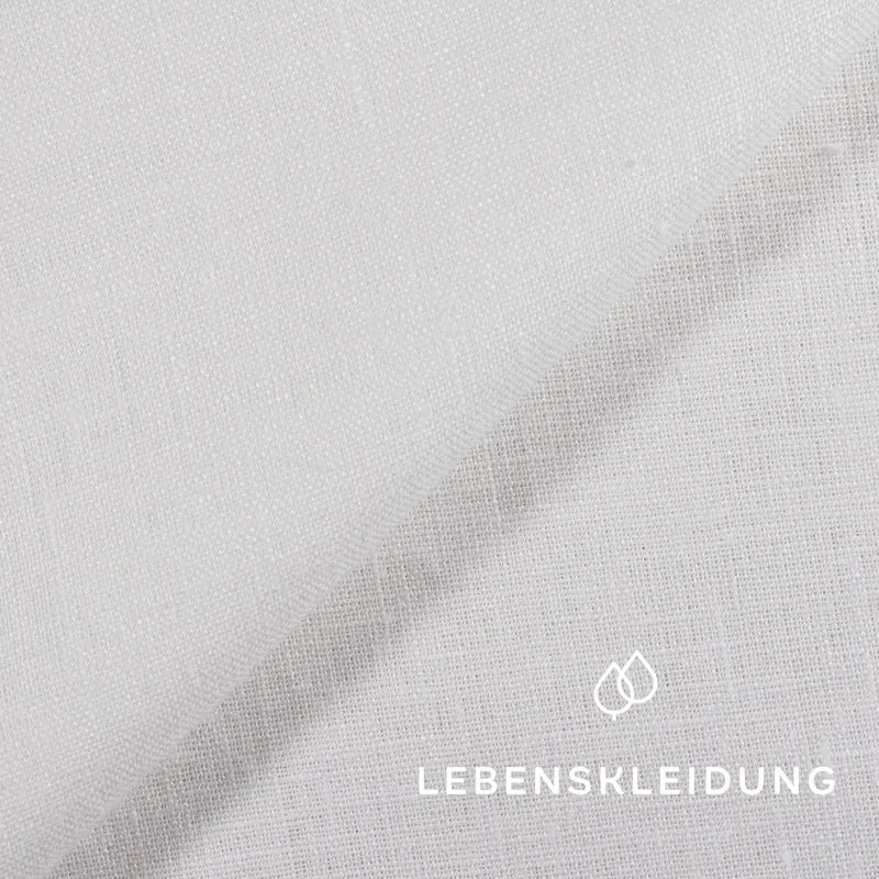 Leinen Stoff - Weiß
